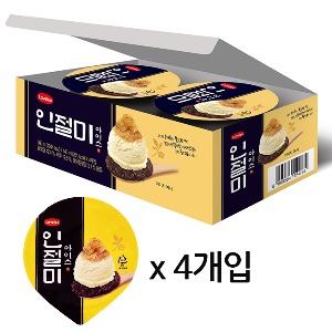 꿀인절미아이스컵 4입(1케이스)